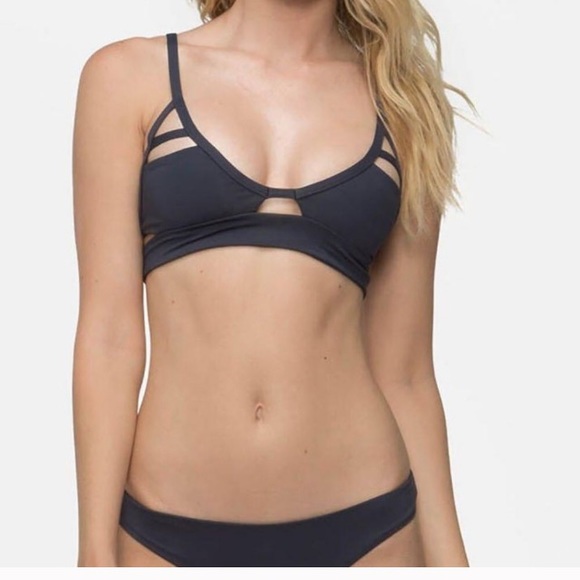 One xsmall ombré blue block bikini bottom - Picture 2 of 3